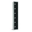 GR689-EL Elite Six Door Electronic Combination Locker Black JD Catering Equipment Solutions Ltd