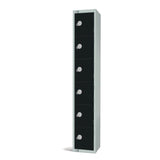 GR689-EL Elite Six Door Electronic Combination Locker Black JD Catering Equipment Solutions Ltd
