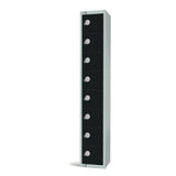 GR690-CL Elite Eight Door Manual Combination Locker Locker Black JD Catering Equipment Solutions Ltd