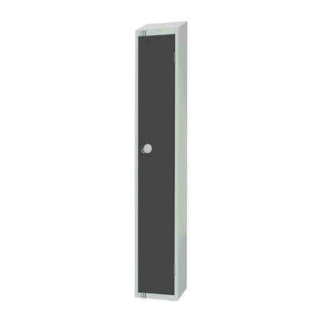 GR691-ELS Elite Single Door Electronic Combination Locker with Sloping Top Graphite Grey - JD Catering Equipment Solutions Ltd