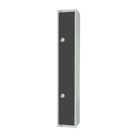 GR692-P Elite Double Door Padlock Locker Graphite Grey JD Catering Equipment Solutions Ltd