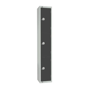 GR693-C Elite Three Door Camlock Locker Graphite Grey - JD Catering Equipment Solutions Ltd