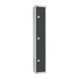 GR693-EL Elite Three Door Electronic Combination Locker Graphite Grey JD Catering Equipment Solutions Ltd