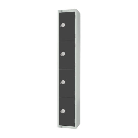 GR694-C Elite Four Door Camlock Locker Graphite Grey JD Catering Equipment Solutions Ltd