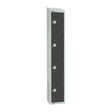 GR694-CL Elite Four Door Manual Combination Locker Locker Graphite Grey JD Catering Equipment Solutions Ltd