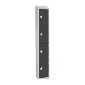 GR694-CL Elite Four Door Manual Combination Locker Locker Graphite Grey - JD Catering Equipment Solutions Ltd