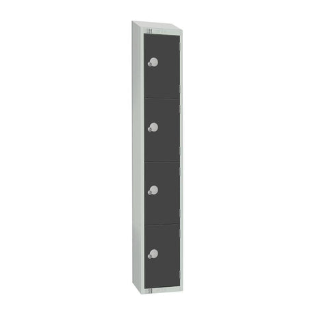 GR694-CL Elite Four Door Manual Combination Locker Locker Graphite Grey JD Catering Equipment Solutions Ltd