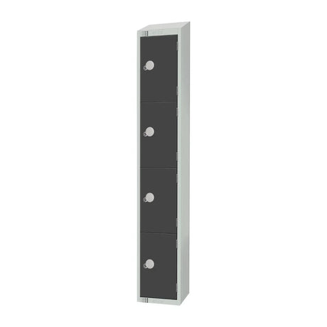 GR694-CLS Elite Four Door Manual Combination Locker Locker Graphite Grey - JD Catering Equipment Solutions Ltd