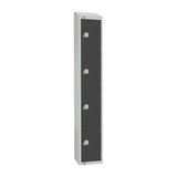 GR694-CS Elite Four Door Camlock Locker with Sloping Top Graphite Grey JD Catering Equipment Solutions Ltd
