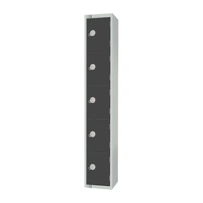 GR695-C Elite Five Door Camlock Locker Graphite Grey - JD Catering Equipment Solutions Ltd