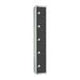 GR695-ELS Elite Five Door Electronic Combination Locker with Sloping Top Graphite Grey JD Catering Equipment Solutions Ltd