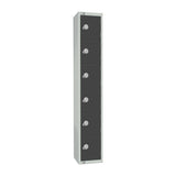 GR696-CL Elite Six Door Manual Combination Locker Locker Graphite Grey JD Catering Equipment Solutions Ltd