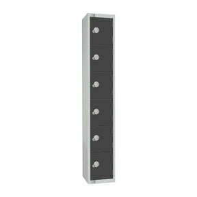 GR696-CL Elite Six Door Manual Combination Locker Locker Graphite Grey - JD Catering Equipment Solutions Ltd