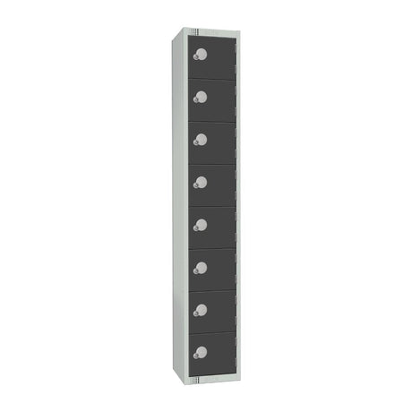 GR697-CL Elite Eight Door Manual Combination Locker Locker Graphite Grey JD Catering Equipment Solutions Ltd