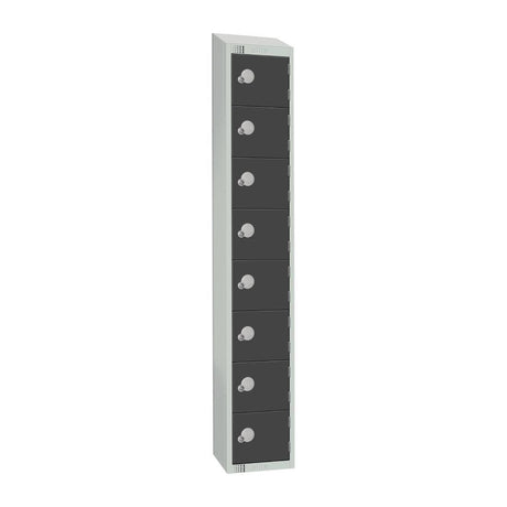 GR697-CLS Elite Eight Door Manual Combination Locker Locker Graphite Grey JD Catering Equipment Solutions Ltd