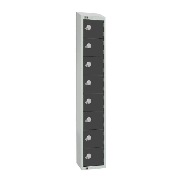 GR697-CLS Elite Eight Door Manual Combination Locker Locker Graphite Grey JD Catering Equipment Solutions Ltd