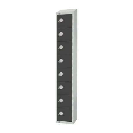 GR697-CLS Elite Eight Door Manual Combination Locker Locker Graphite Grey - JD Catering Equipment Solutions Ltd