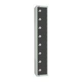 GR697-CN Elite Eight Door Coin Return Locker Graphite Grey JD Catering Equipment Solutions Ltd