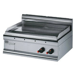 GS7R/N/P - Lincat Silverlink 600 Gas Counter-top Griddle - Half-Ribbed Plate - W 750 mm - 7.5 kW - JD Catering Equipment Solutions Ltd