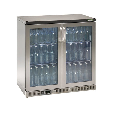 Gamko Bottle Cooler - Double Hinged Door 250 Ltr Stainless Steel JD Catering Equipment Solutions Ltd