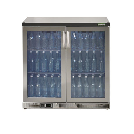 Gamko Bottle Cooler - Double Hinged Door 250 Ltr Stainless Steel JD Catering Equipment Solutions Ltd