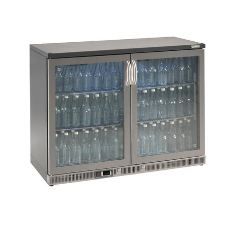 Gamko Bottle Cooler - Double Hinged Door 275 Ltr Stainless Steel JD Catering Equipment Solutions Ltd