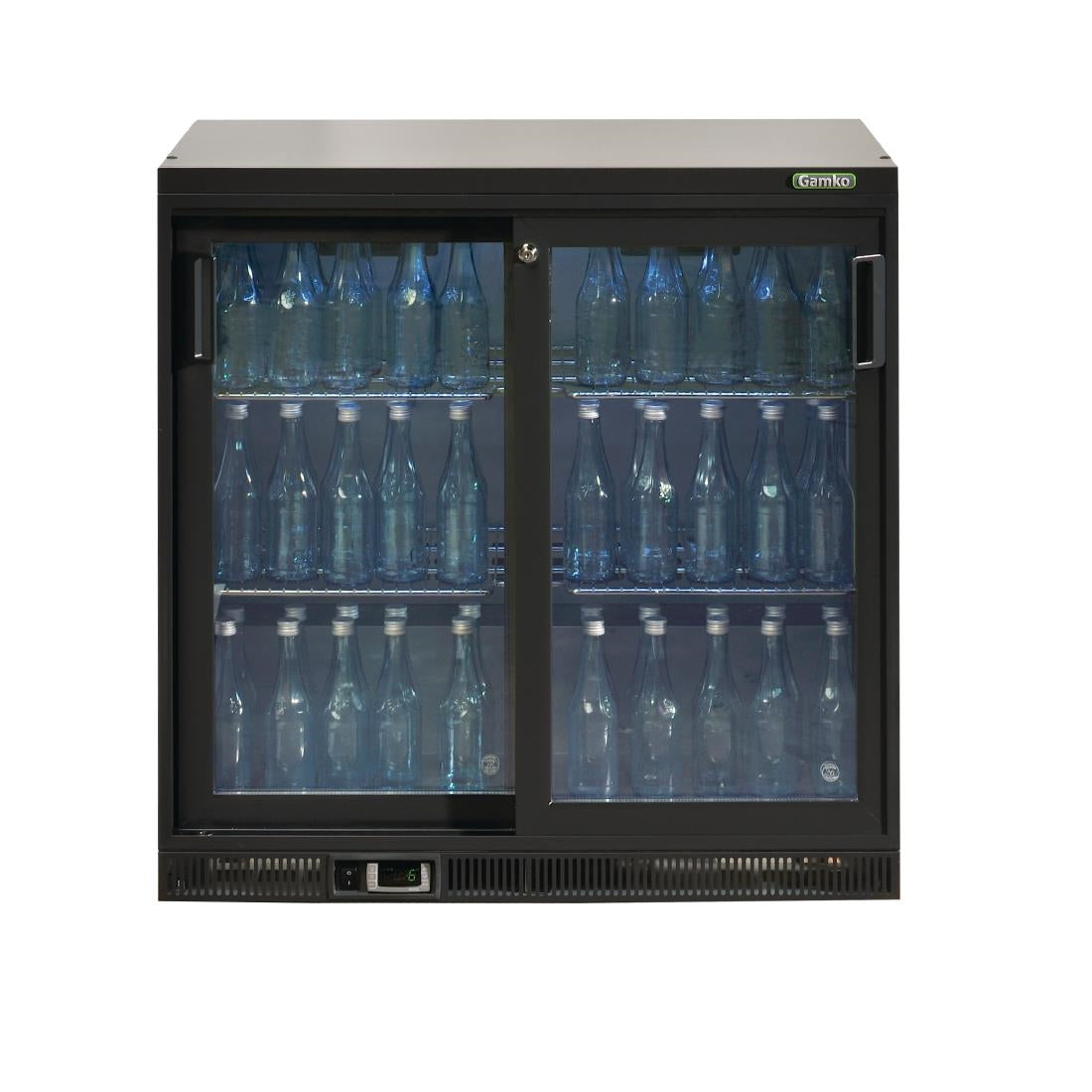 Gamko Bottle Cooler - Double Sliding Door 250 Ltr JD Catering Equipment Solutions Ltd