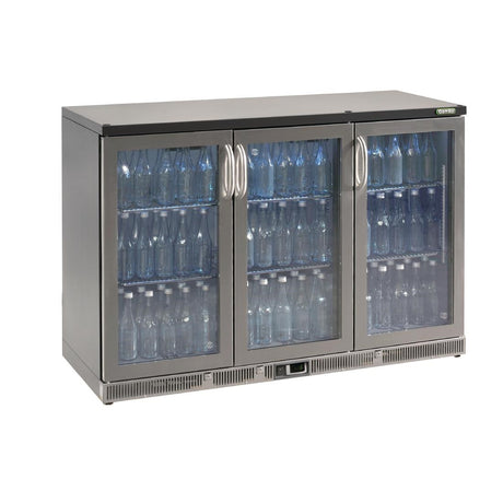 Gamko Bottle Cooler - Triple Hinged Door 315 Ltr Stainless Steel JD Catering Equipment Solutions Ltd