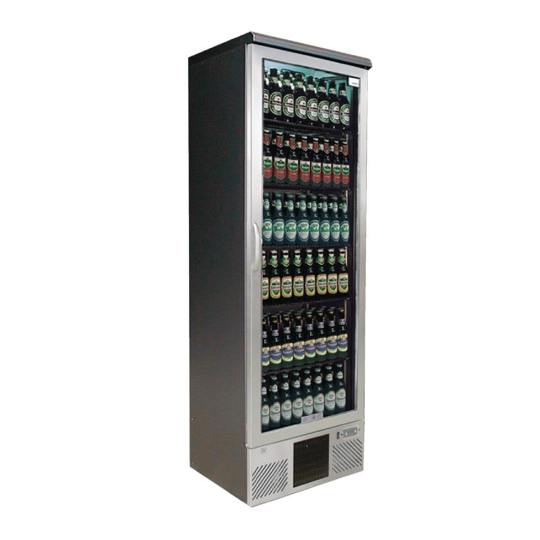 Gamko Maxiglass 1 Glass Door 300Ltr Bottle Cooler Cabinet MG2/300RGCS JD Catering Equipment Solutions Ltd