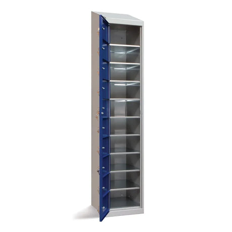 Garment 10 Door Dispensing Locker Sloping Top JD Catering Equipment Solutions Ltd