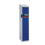 GG718 Garment 10 Door Dispensing Locker Sloping Top - JD Catering Equipment Solutions Ltd
