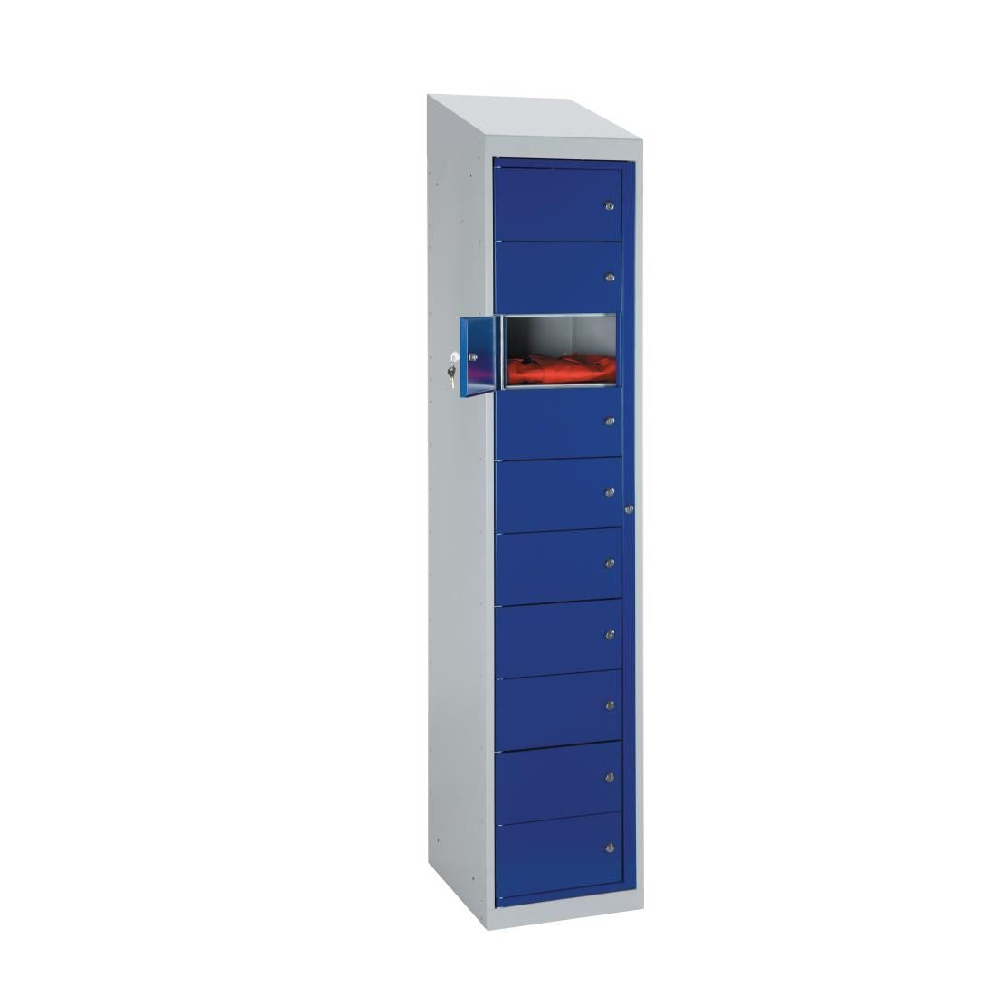 Garment 10 Door Dispensing Locker Sloping Top JD Catering Equipment Solutions Ltd
