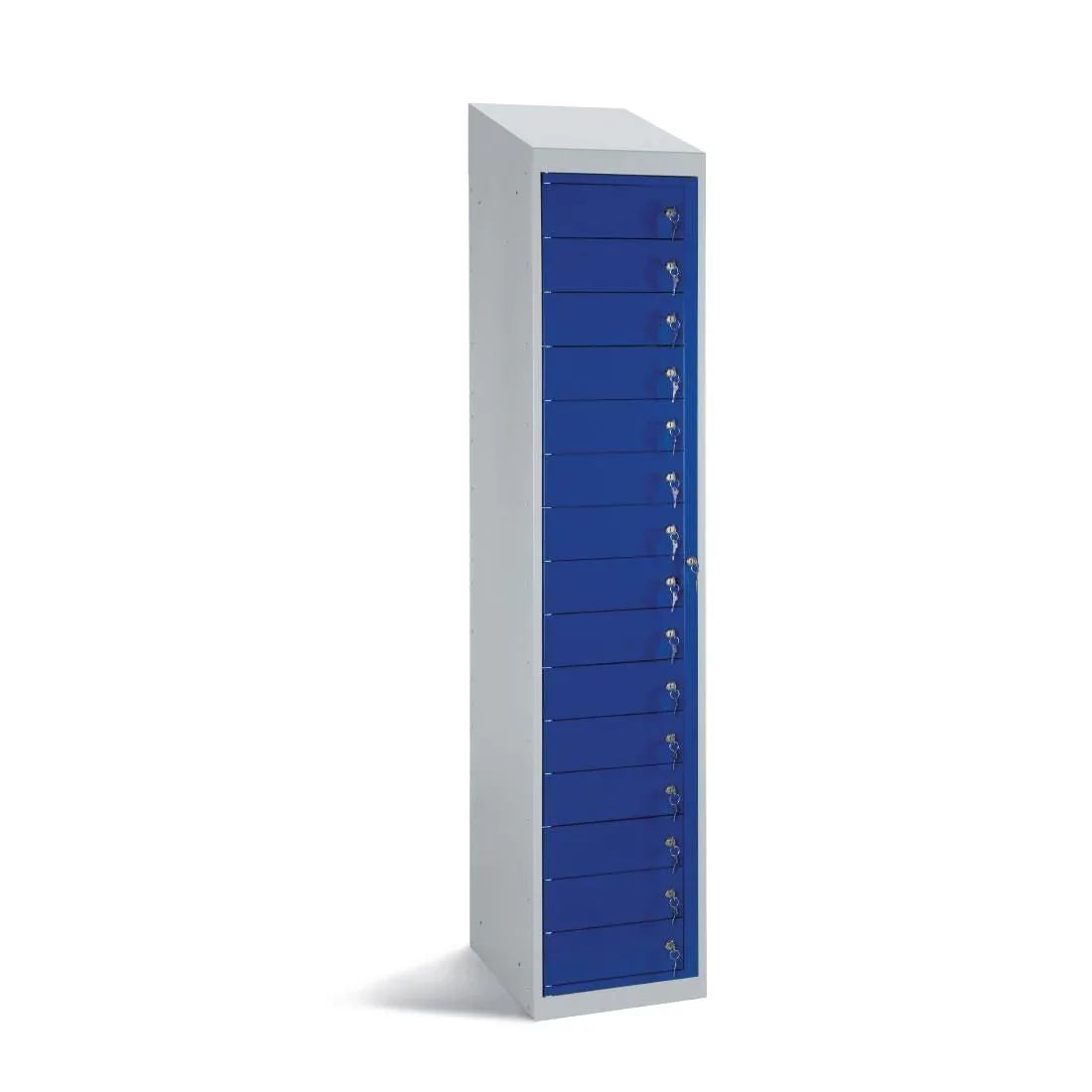 GF986 Garment 15 Door Dispensing Locker Sloping Top - JD Catering Equipment Solutions Ltd