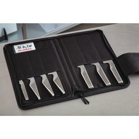 Global 7 Piece Knife Set with Case JD Catering Equipment Solutions Ltd