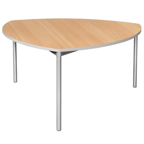 GoPak Enviro Indoor Beech Effect Shield Dining Table 1500mm JD Catering Equipment Solutions Ltd