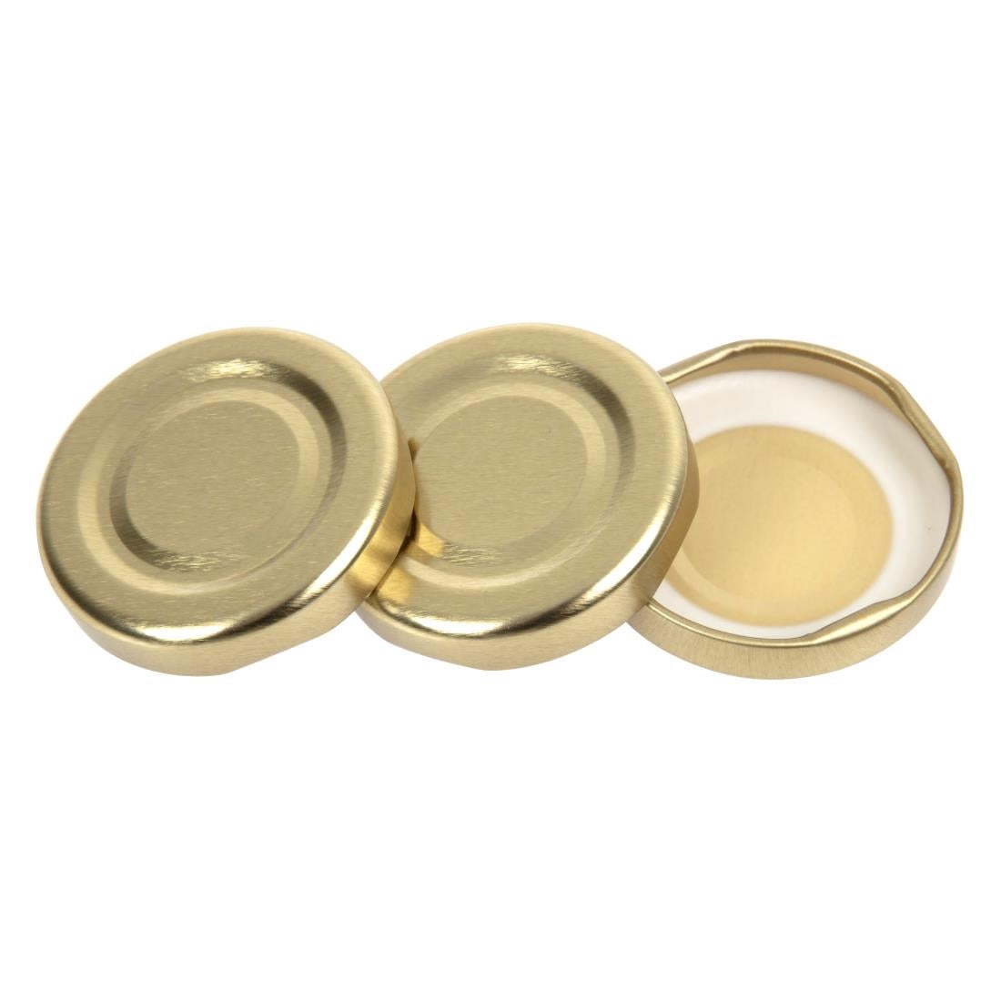 Gold Cap for Mini Milk Bottles (Pack of 18) JD Catering Equipment Solutions Ltd