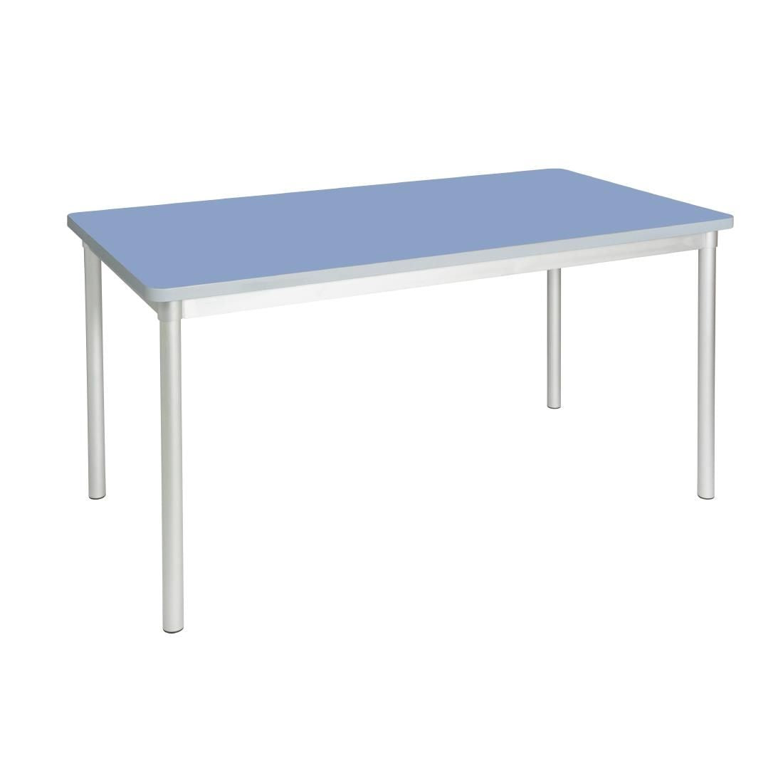 Gopak Enviro Indoor Campanula Blue Rectangle Dining Table 1400mm JD Catering Equipment Solutions Ltd