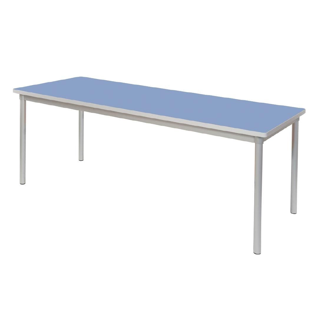 Gopak Enviro Indoor Campanula Blue Rectangle Dining Table 1800mm JD Catering Equipment Solutions Ltd