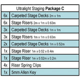 Gopak Ultralight Staging Package C (Pack of 26) JD Catering Equipment Solutions Ltd