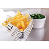 Grease-Resistant Paper Chip Crowns Newspaper Print (Pack of 1100) JD Catering Equipment Solutions Ltd