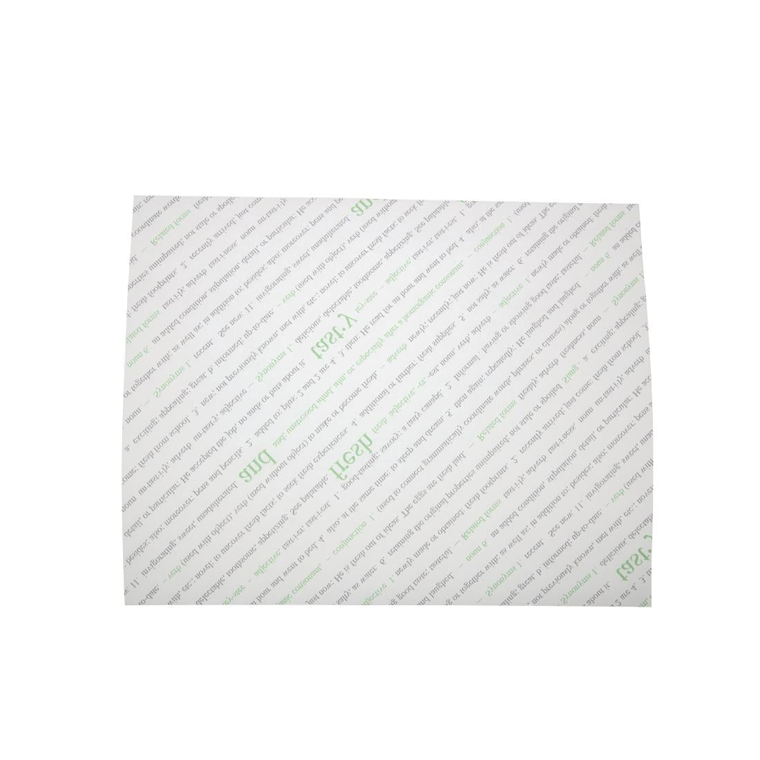 Greaseproof Paper Sheets Fresh and Tasty Print 255 x 203mm (Pack of 500) JD Catering Equipment Solutions Ltd