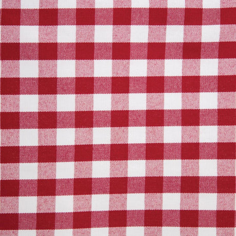 HB580 Gingham Polyester Napkins Red Check (Pack of 10) JD Catering Equipment Solutions Ltd