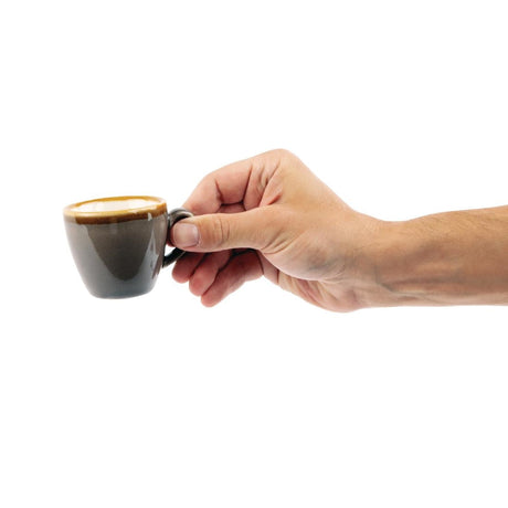 HC388 Olympia Kiln Espresso Cup Smoke 85ml (Pack of 6) JD Catering Equipment Solutions Ltd