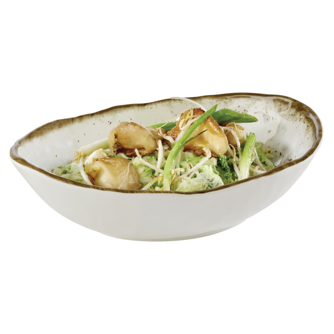 HC701 APS Stone Art Oval Bowl 285mm length JD Catering Equipment Solutions Ltd
