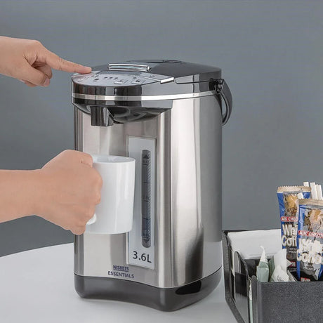 HE153 Nisbets Essentials Airpot 3.6Ltr - JD Catering Equipment Solutions Ltd