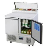 HED501 Arctica Refrigerated Pizza Preparation Counter 2 Door - JD Catering Equipment Solutions Ltd