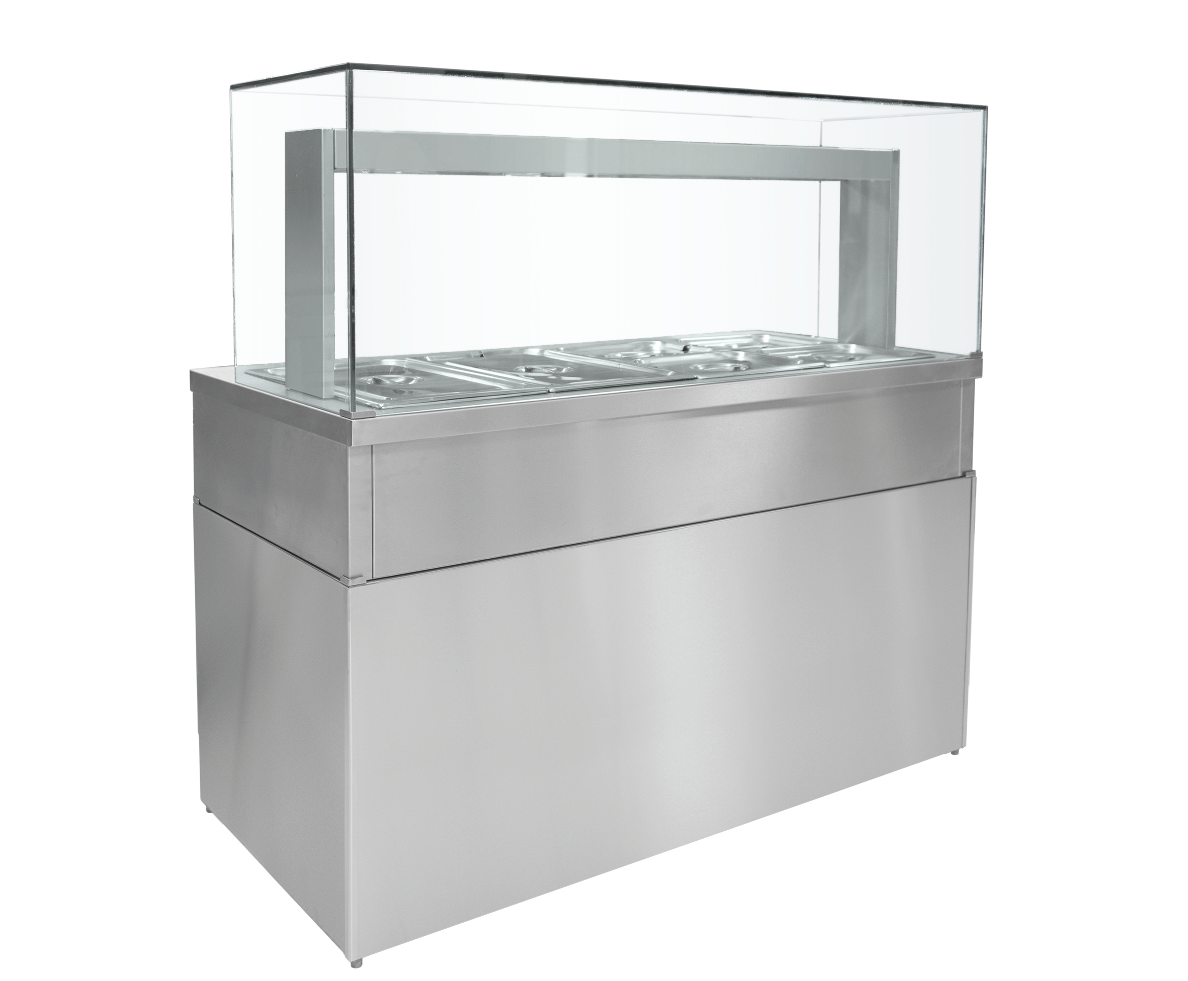 Parry Heated Bain Marie 5 Pot Servery with Glass HGBM5