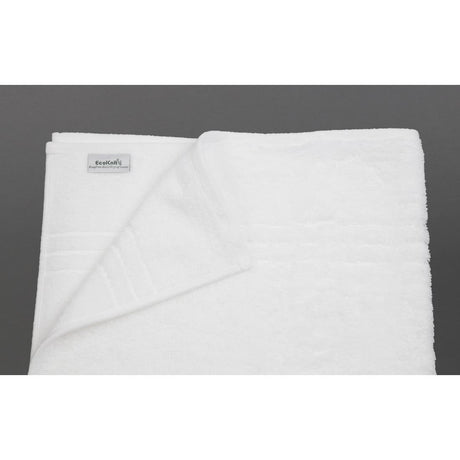 HP390 EcoKnit Bath Sheet White, 650gsm JD Catering Equipment Solutions Ltd