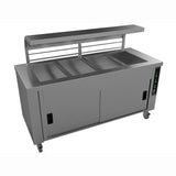 Falcon Chieftain 4 Well Heated Servery Counter HS4 – JD Catering Equipment