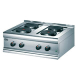 HT7 - Lincat Silverlink 600 Electric Counter-top Boiling Top - 4 Plates - W 750 mm - 7.0 kW E424 - JD Catering Equipment Solutions Ltd